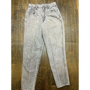 Vintage 90s Sierra West Gray Denim Mom Jeans High Rise Medium Wash 13 29X30